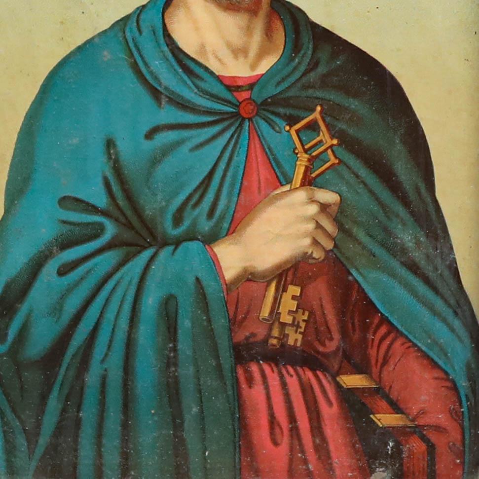 Framed Print of Saint Peter by Unknown Artist, circa 1940 1