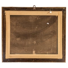 Rara stampa incorniciata della battaglia napoleonica di Marengo