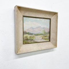 Framed Roger Scott Early California Landscape Art Oil on Canvas Board #2