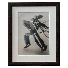 Framed Rudolf Gotsche Photographs, Articulated Puppet Made of Cork Elements