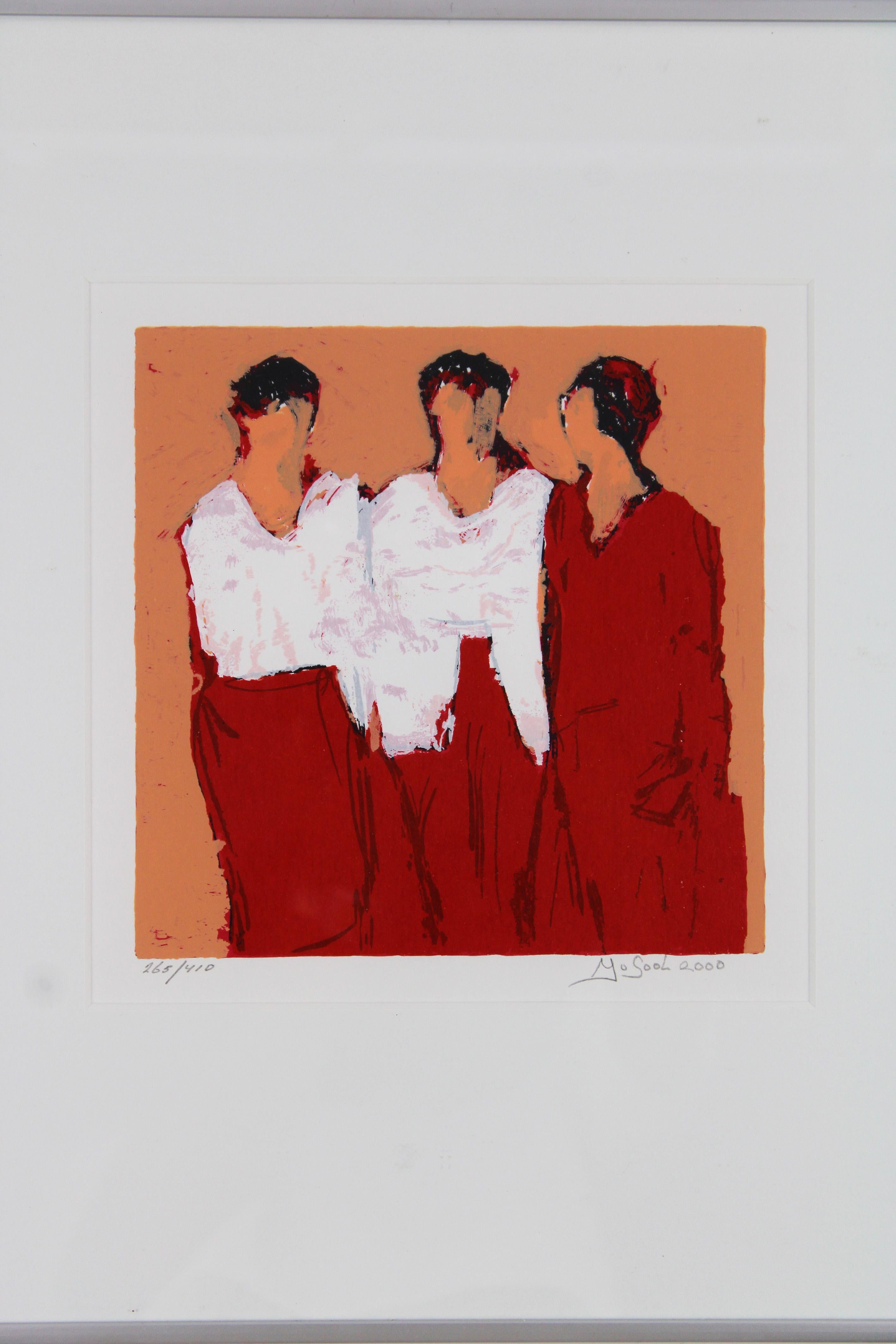 Hand-Crafted Framed Screenprint José van Gool 