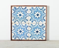 Framed Set of 18th Century Portuguese Tiles