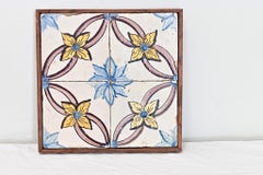 Framed Set of 18th Century Portuguese Tiles