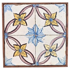 Framed Set of 18th Century Portuguese Tiles