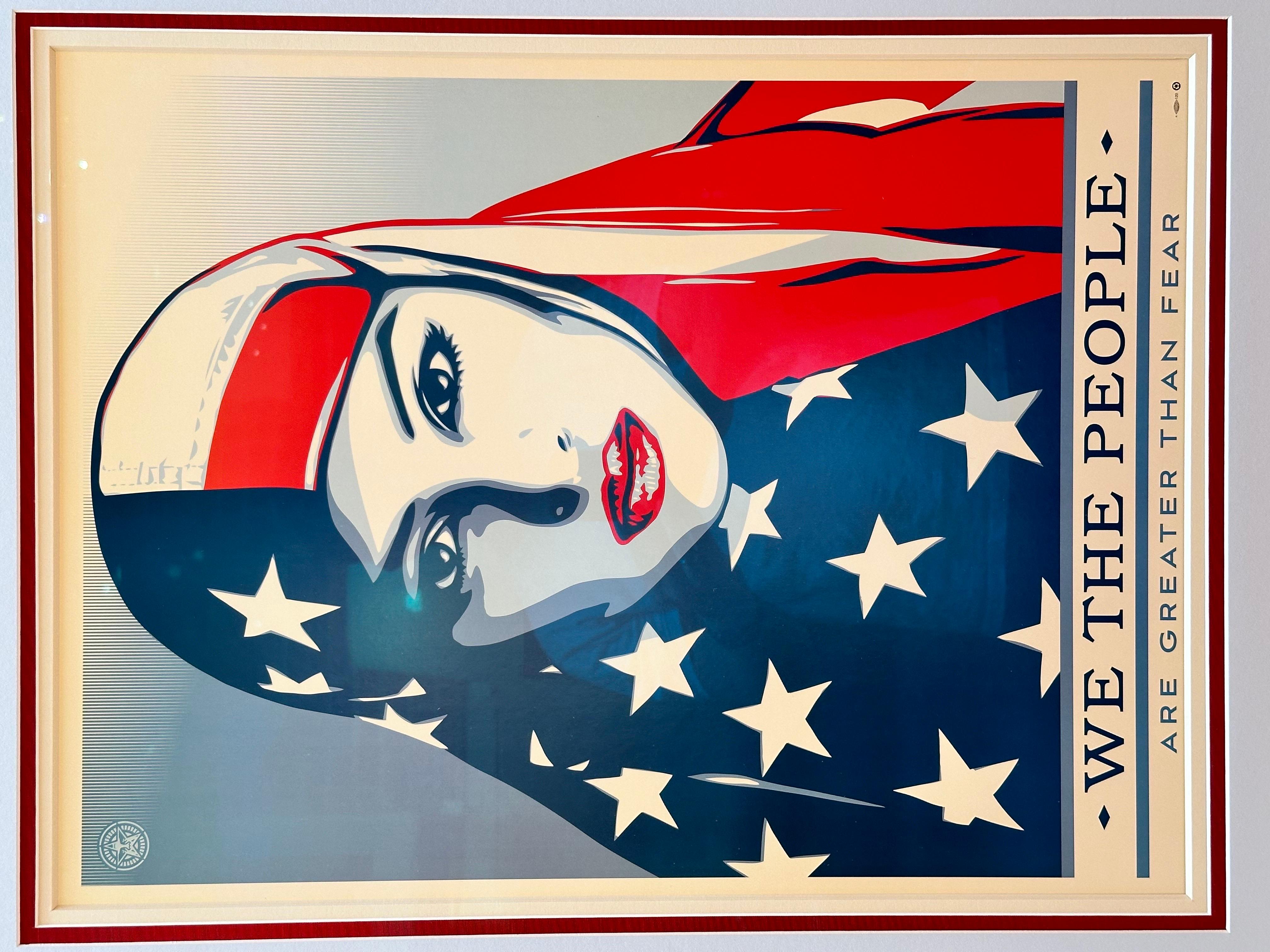 shepard fairey we the people are greater than fear