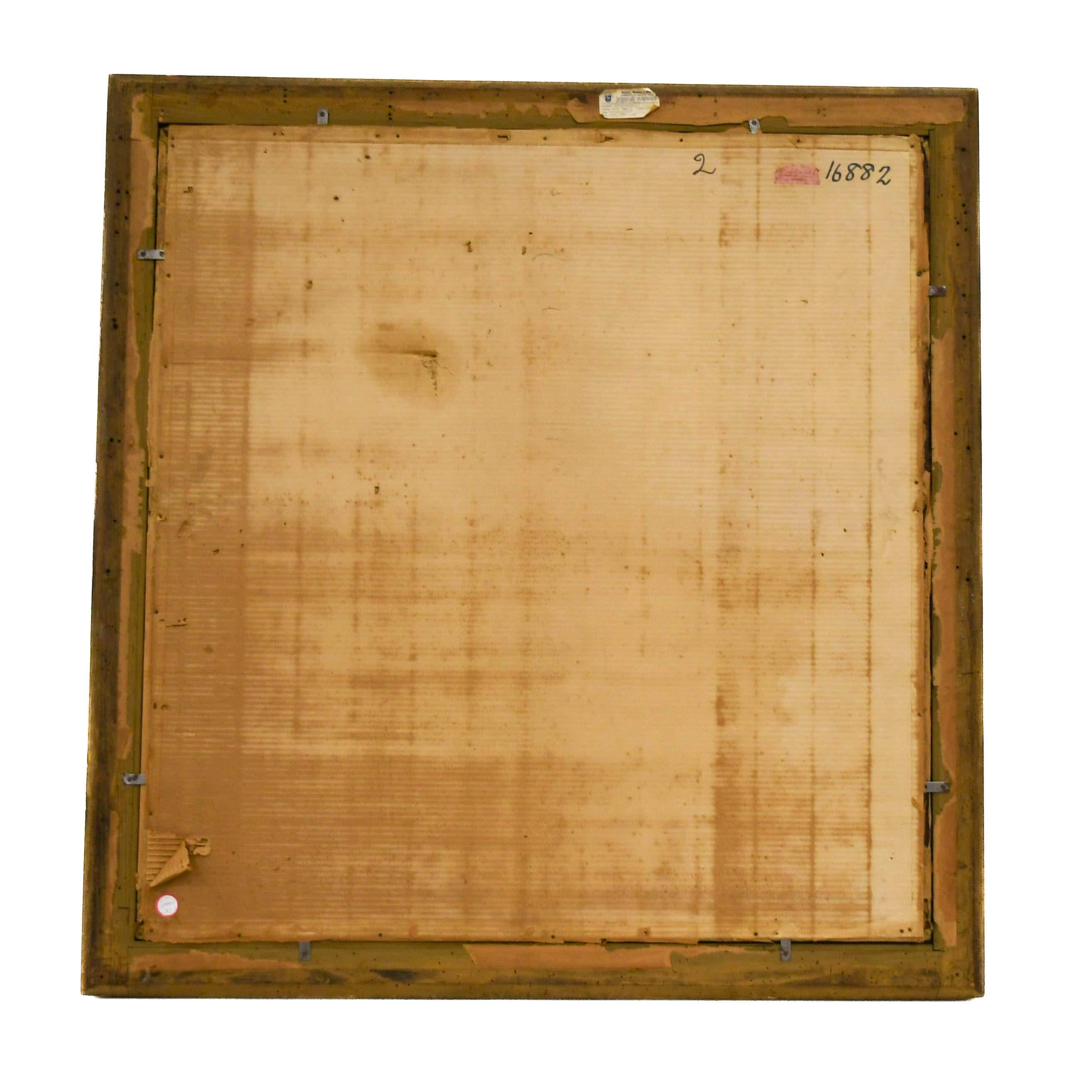 Painted Framed Signed John Louis Brown 