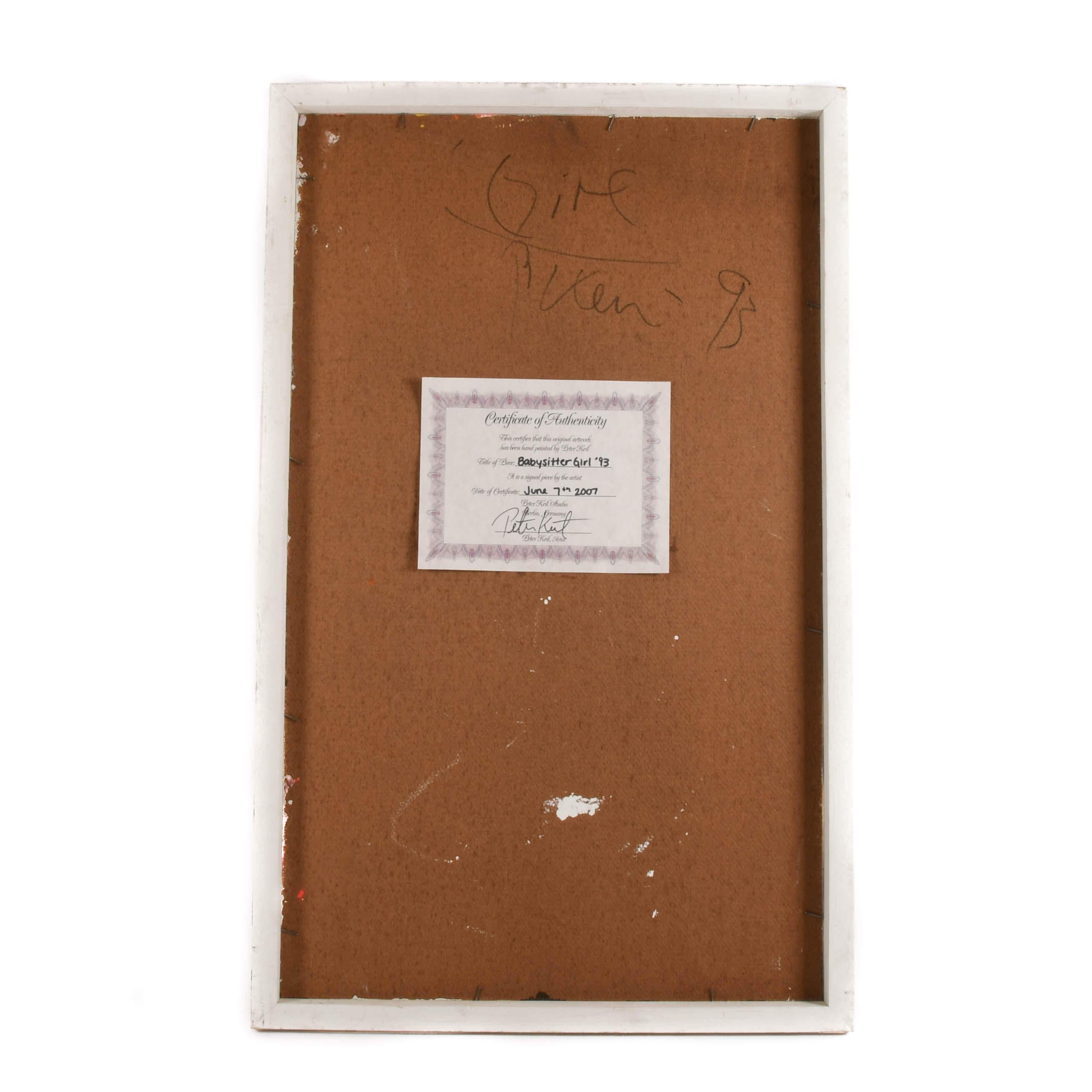 Framed Signed Peter Keil 