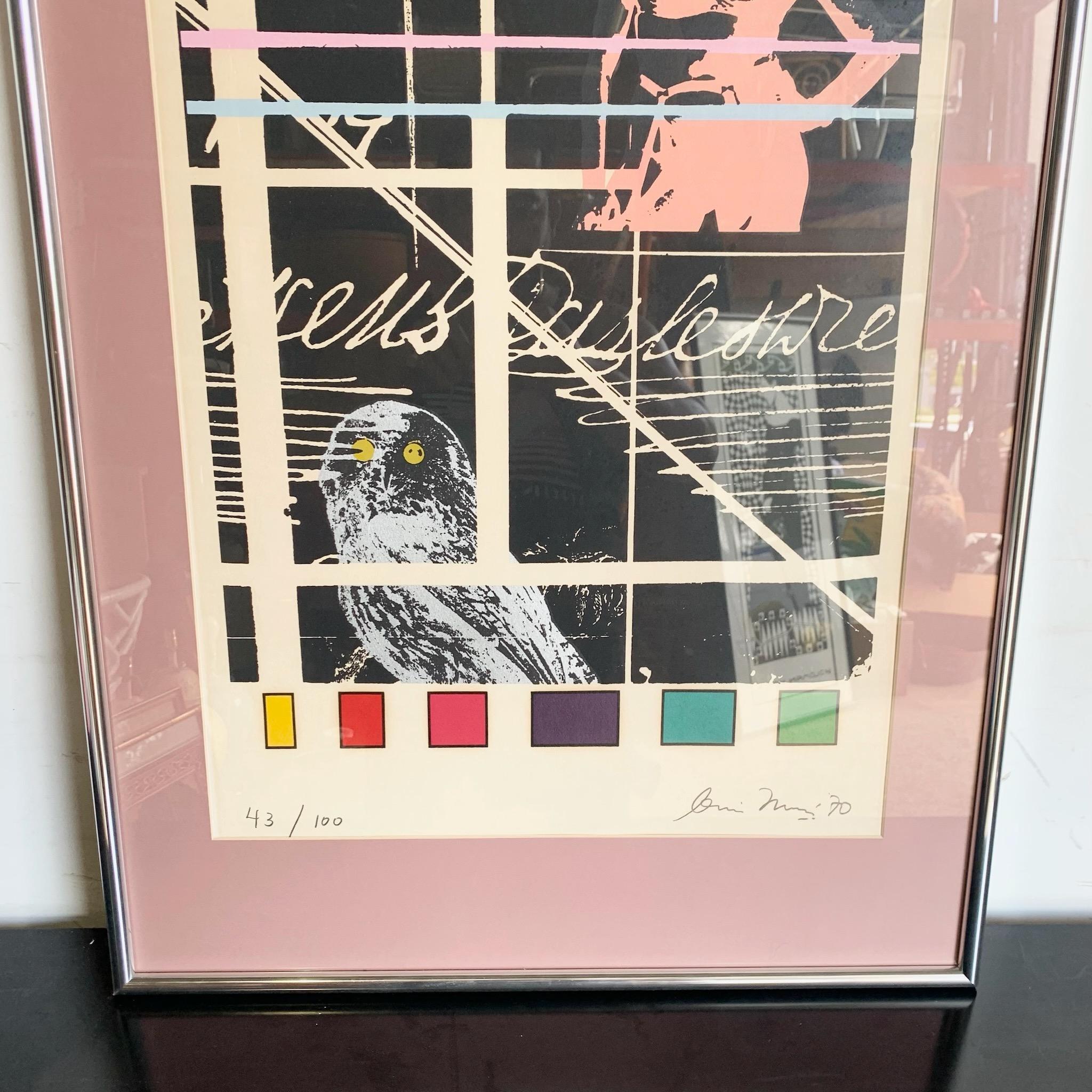 Framed Signed Print Photo Copy Phase I, by Denis Masi 43/100 For Sale 4