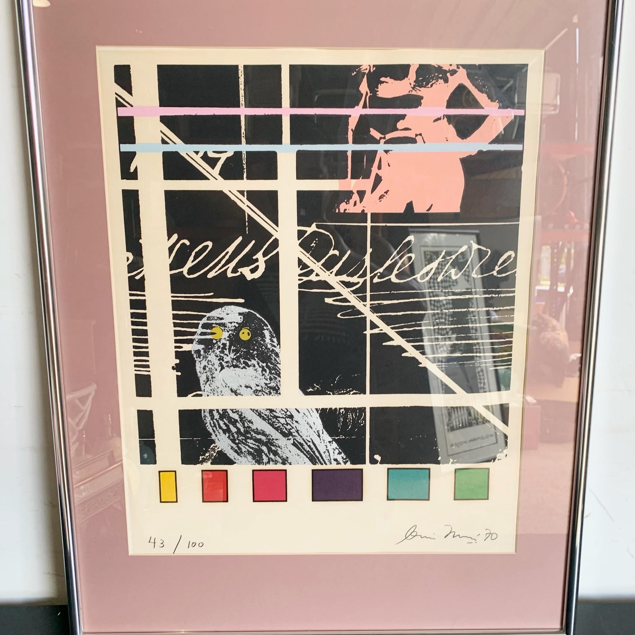 Framed Signed Print Photo Copy Phase I, by Denis Masi 43/100 For Sale 3