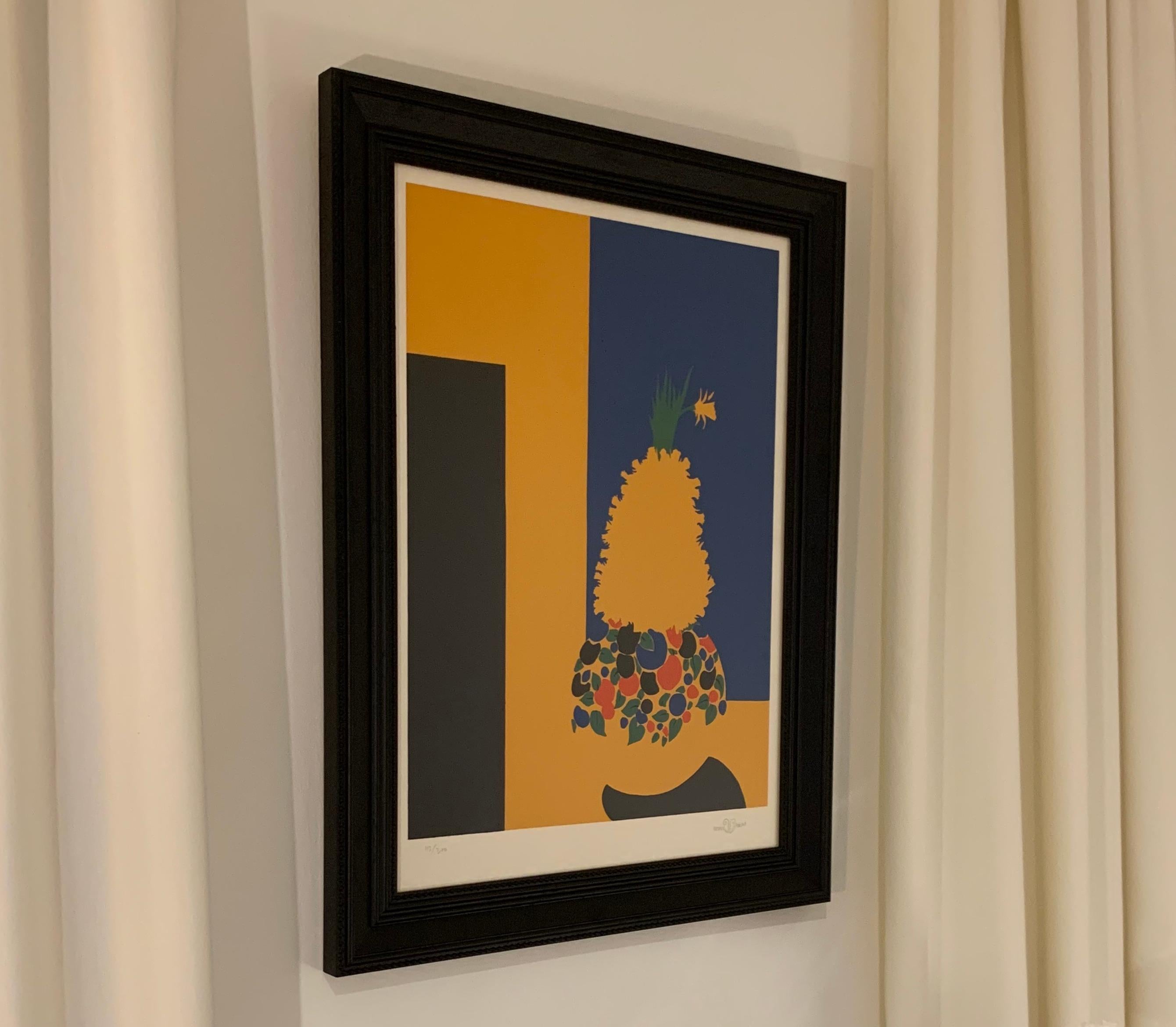 Serigrafía sobre papel enmarcada de Paloma Picasso, 1975 Moderno en venta