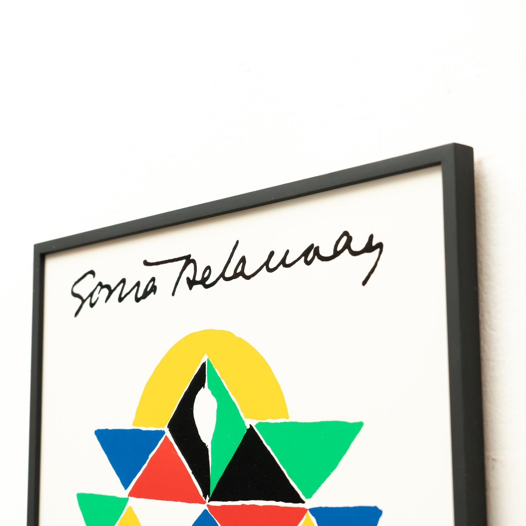 Framed Sonia Delaunay Lithography For Sale 4