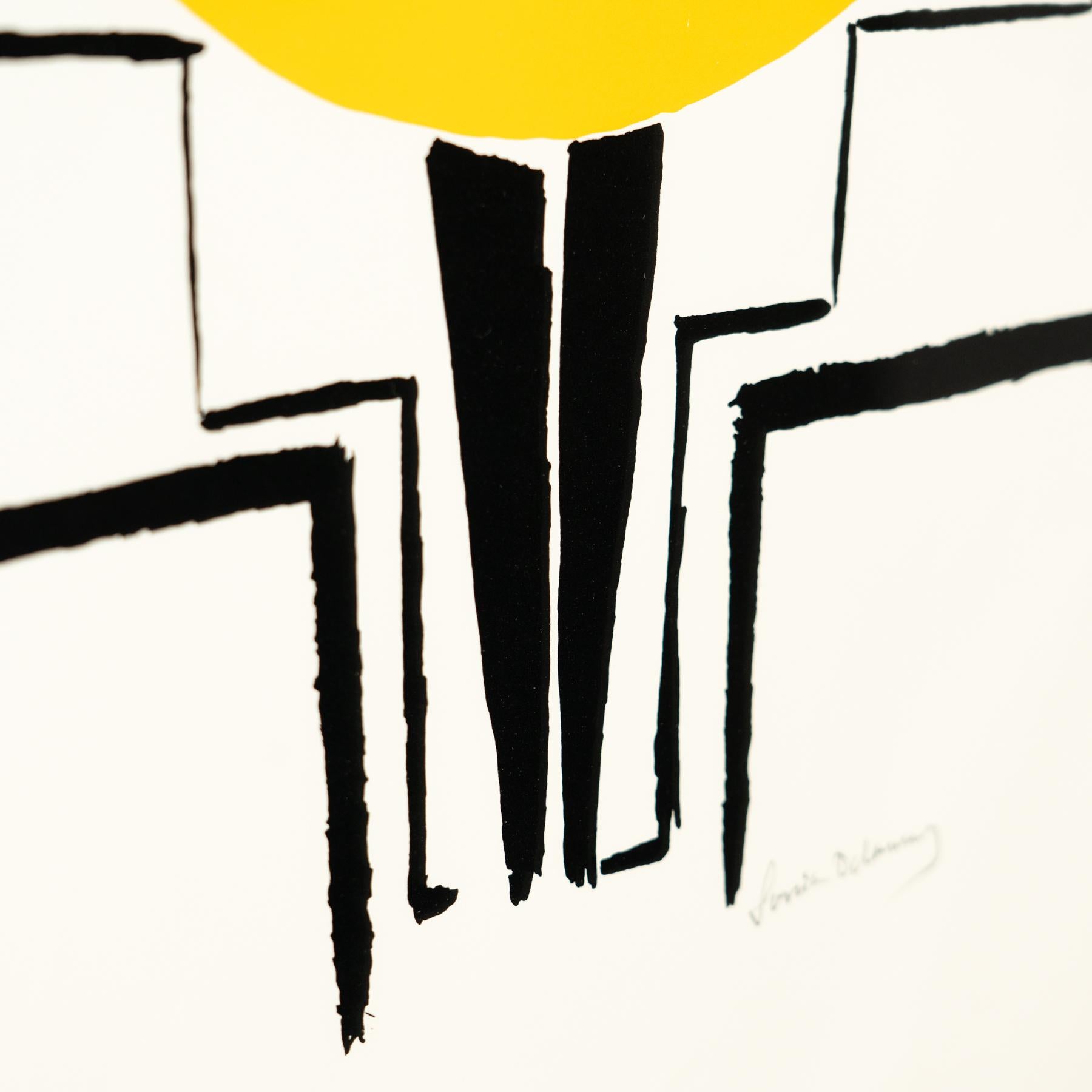 Lithographie encadrée Sonia Delaunay en vente 1