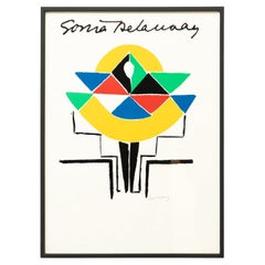 Framed Sonia Delaunay Lithography