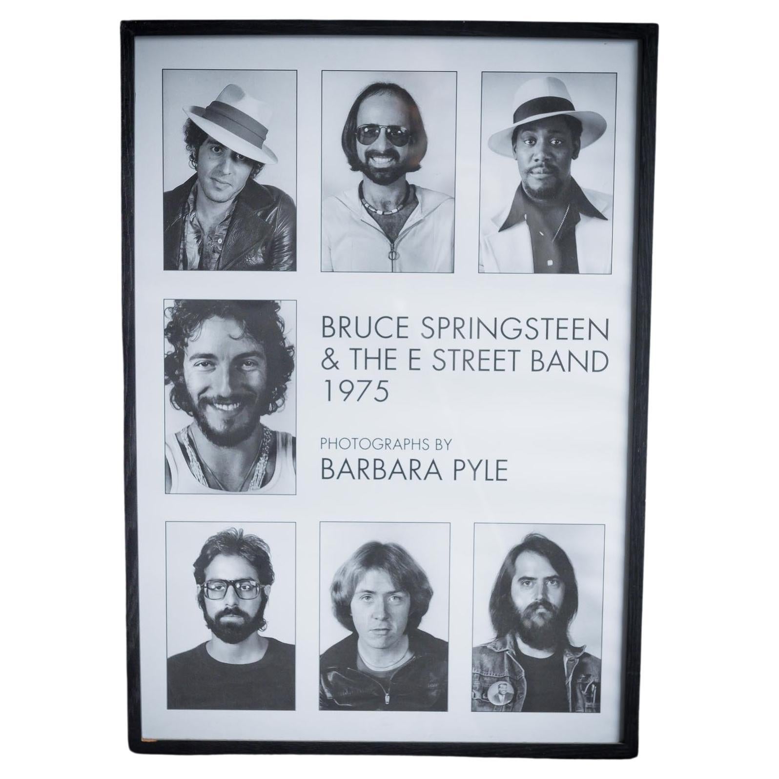 Framed Springsteen by Barbara Pyle For Sale