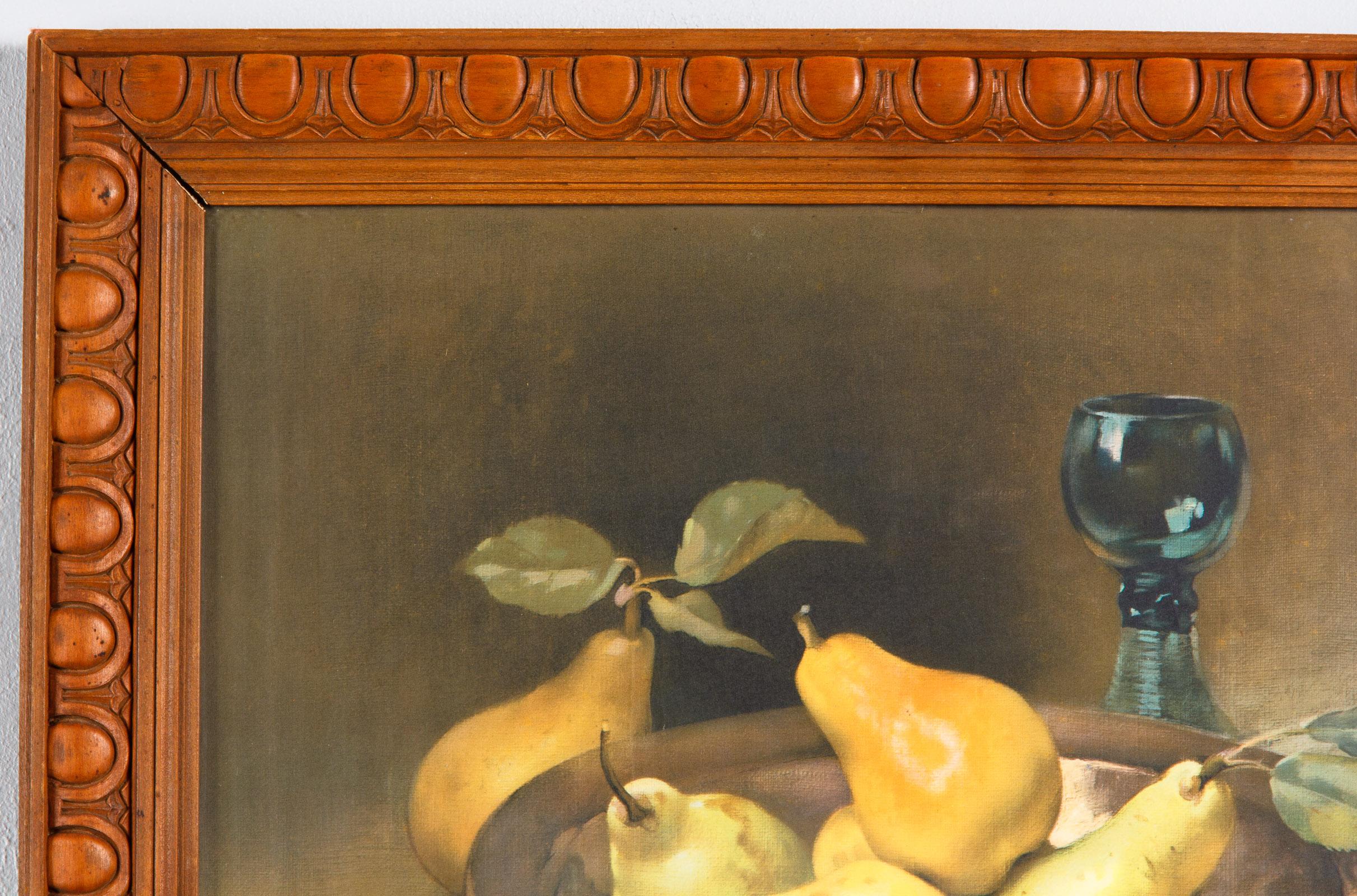 Gerahmter Stillleben-Farbdruck von Alexandre Francois Bonnardel, Frankreich, 1920er Jahre (Französisch)