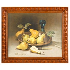 Gerahmter Stillleben-Farbdruck von Alexandre Francois Bonnardel, Frankreich, 1920er Jahre