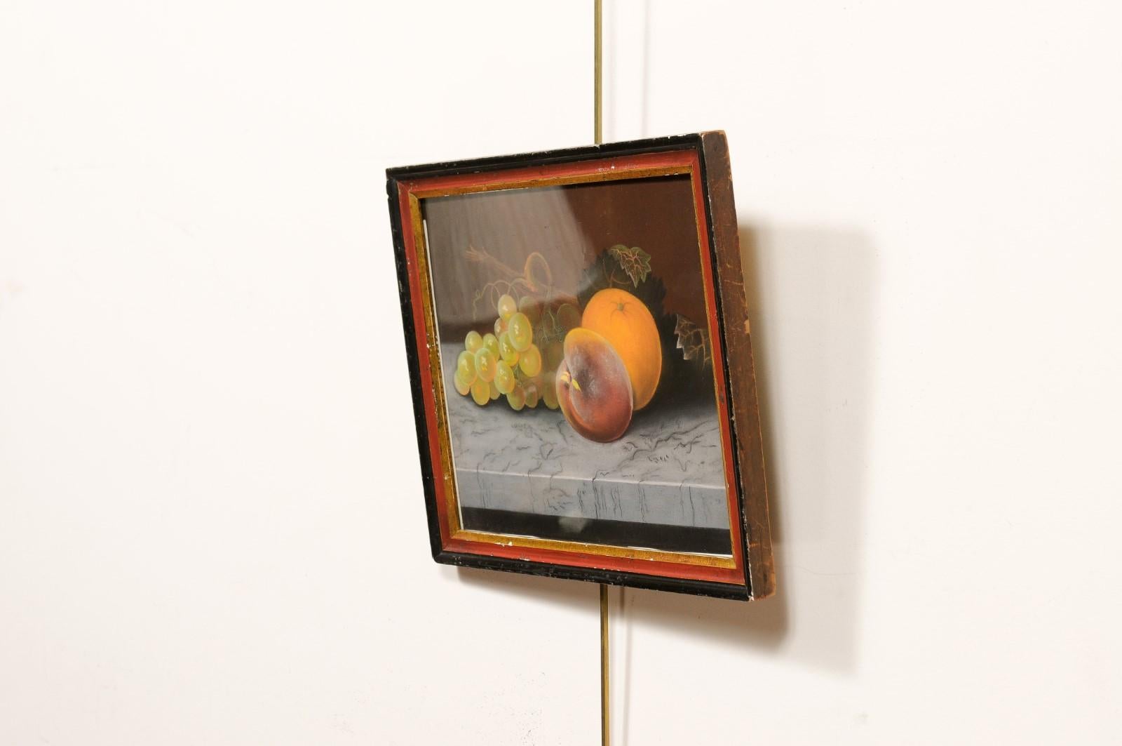 Framed Still Life of Fruit, 19th Century For Sale 1
