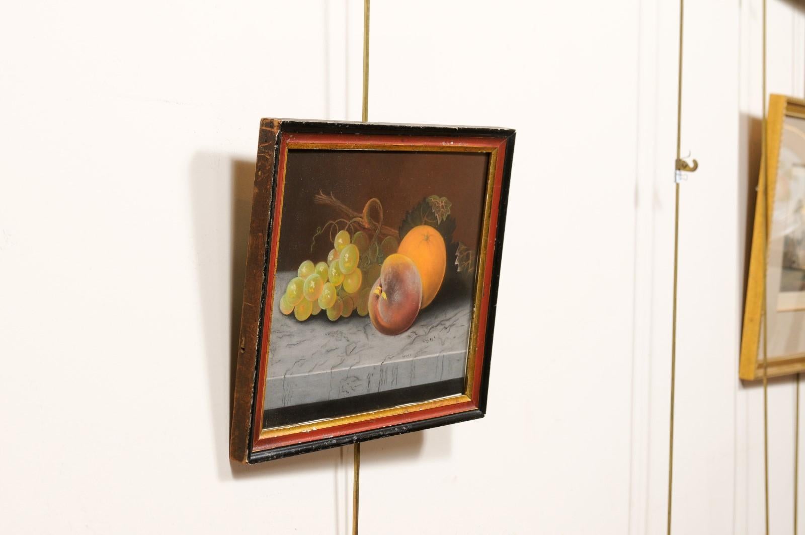 Framed Still Life of Fruit, 19th Century For Sale 2