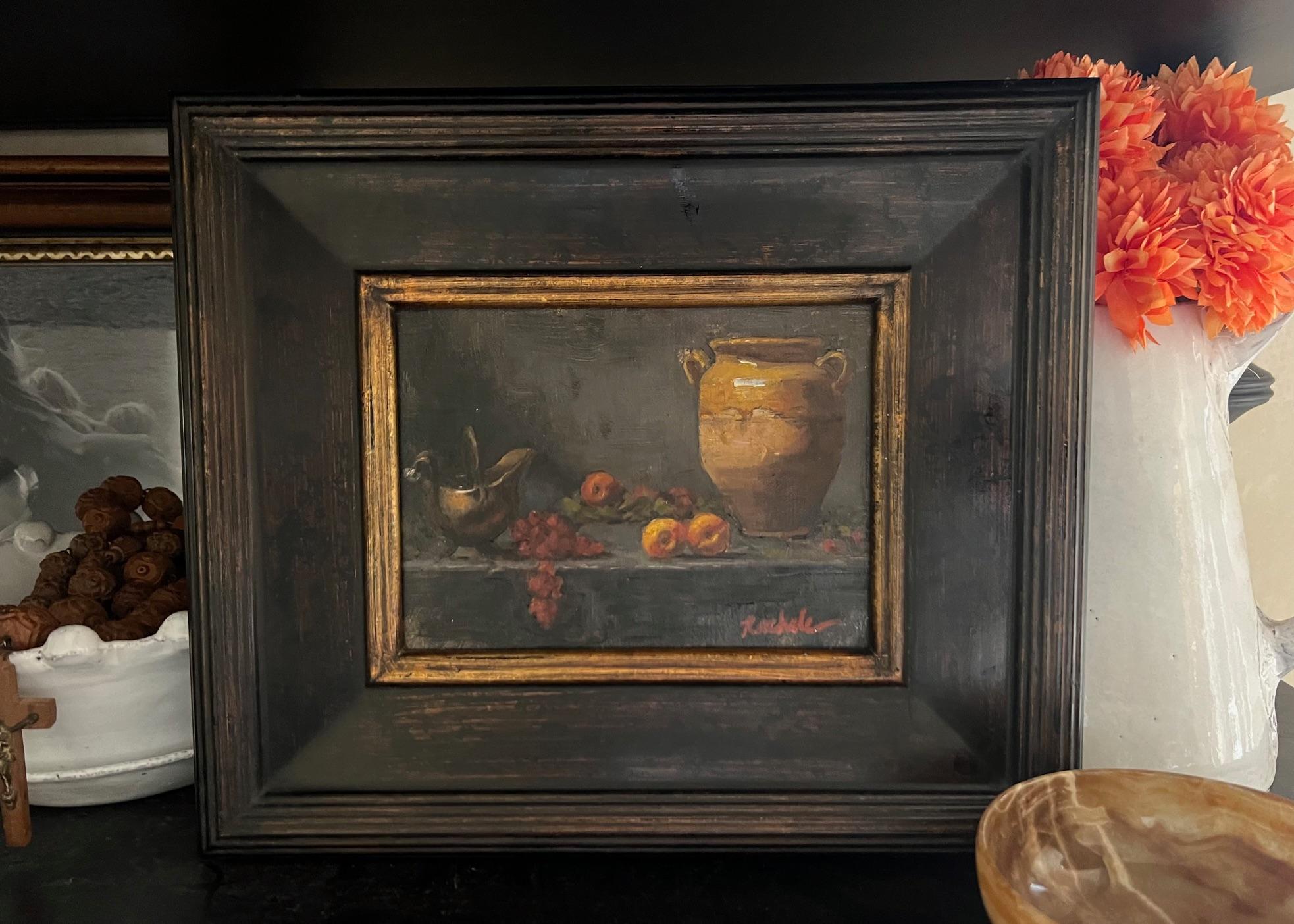 American Classical Framed Still Life Oil Painting by Rachele Nyssen, 21st Century For Sale