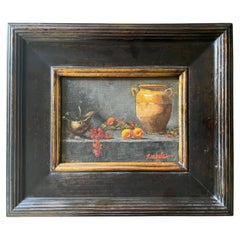 Framed Still Life Oil Painting by Rachele Nyssen, 21st Century