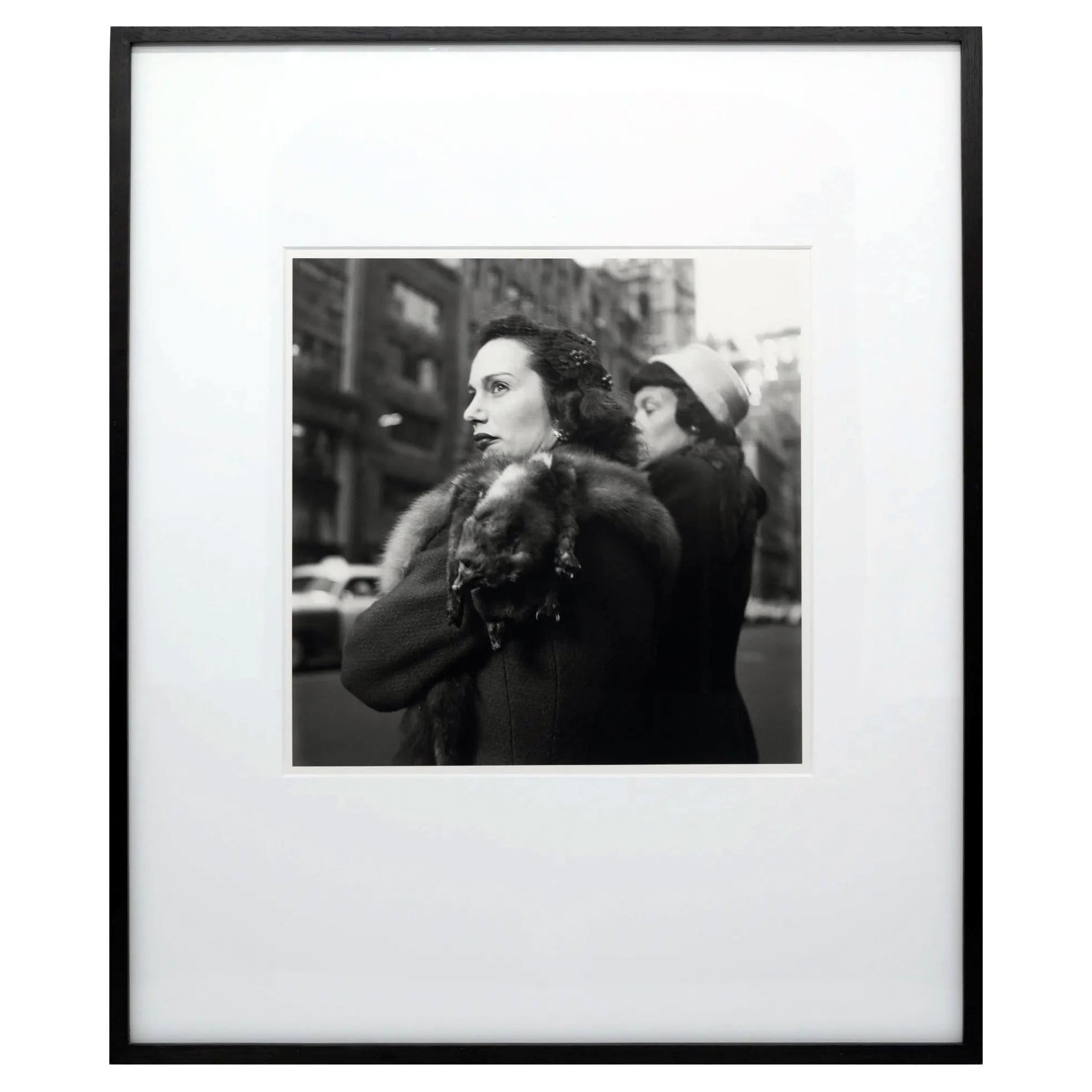 Framed Street Photograph by Vivian Maier Editioned with Provenance For Sale