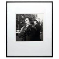 Vintage Framed Street Photograph by Vivian Maier Editionedfwith Provenance