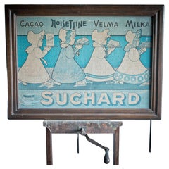 Antique Framed Suchard Jigsaw