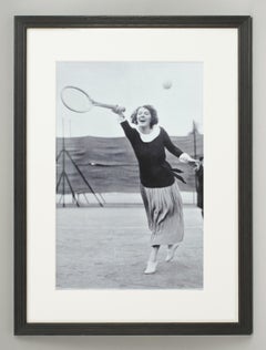 Framed Tennis Photograph, Forehand.