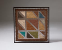 Framed Textile ‘Sirpaleita 20’ Designed by Maija Kolsi-Mäkelä
