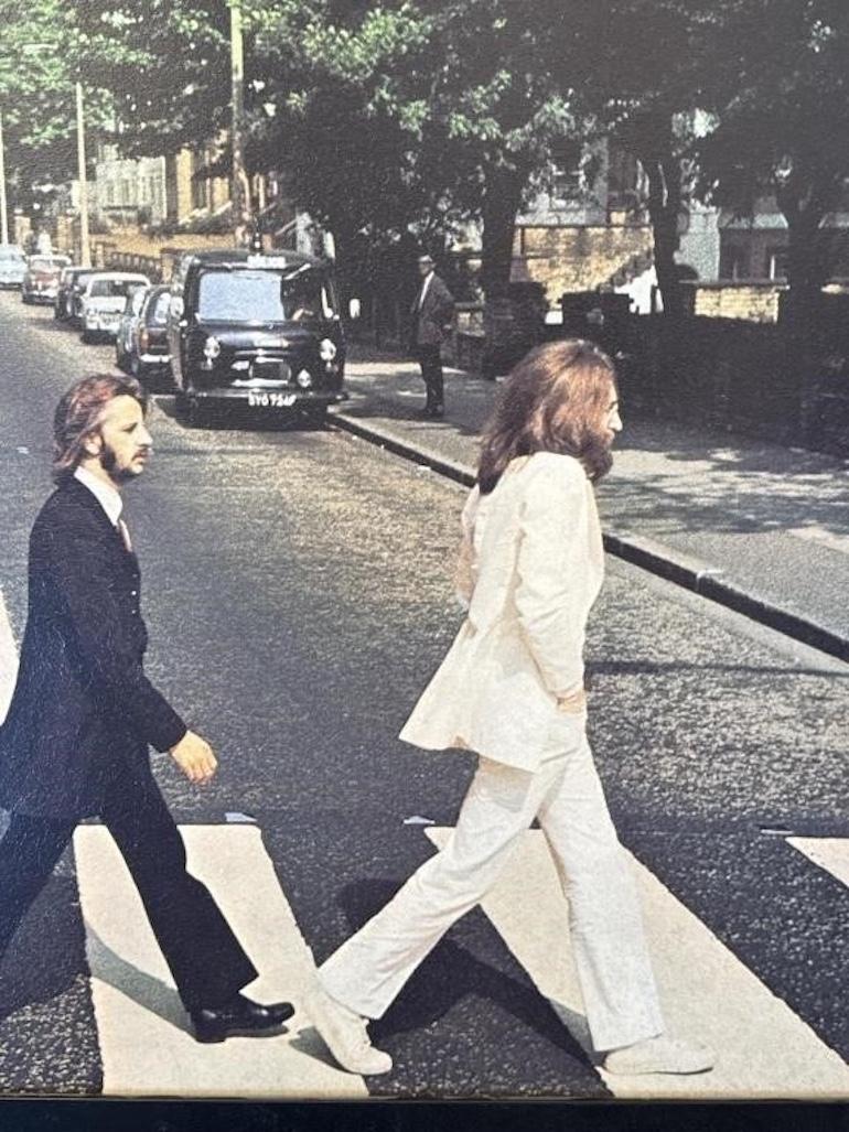 Gerahmter Druck der Beatles „Abbey Road“-Abbey Road (amerikanisch) im Angebot