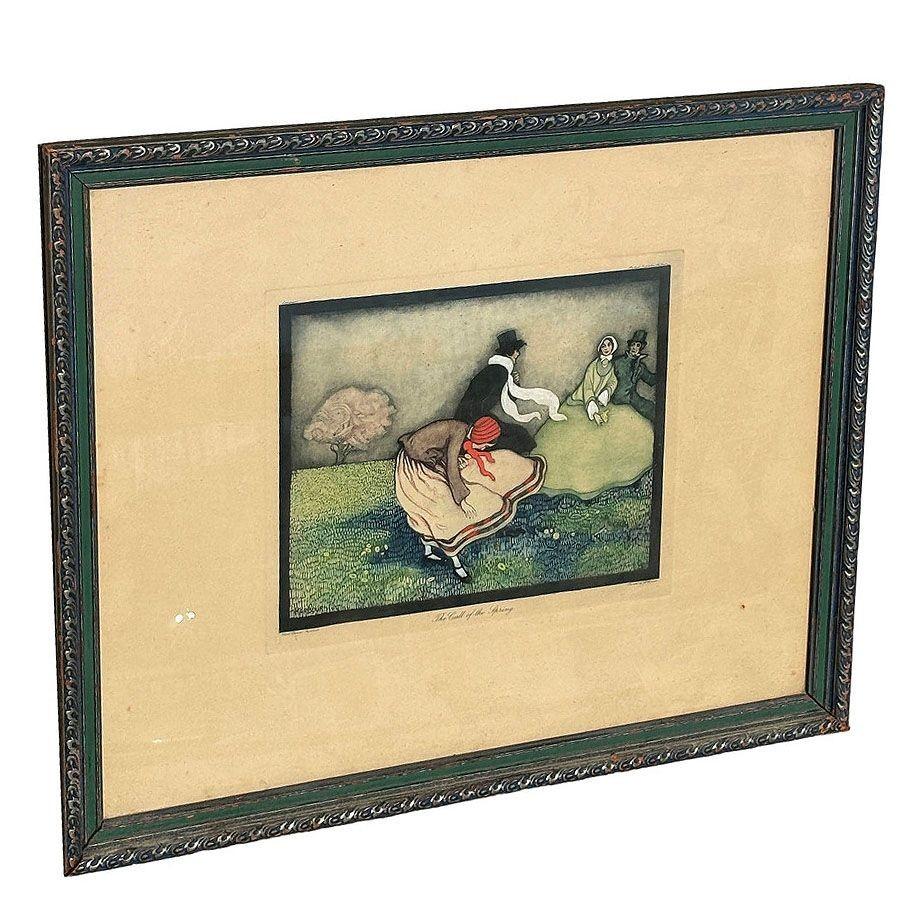 Original Edwardian Ära Gerahmte 
