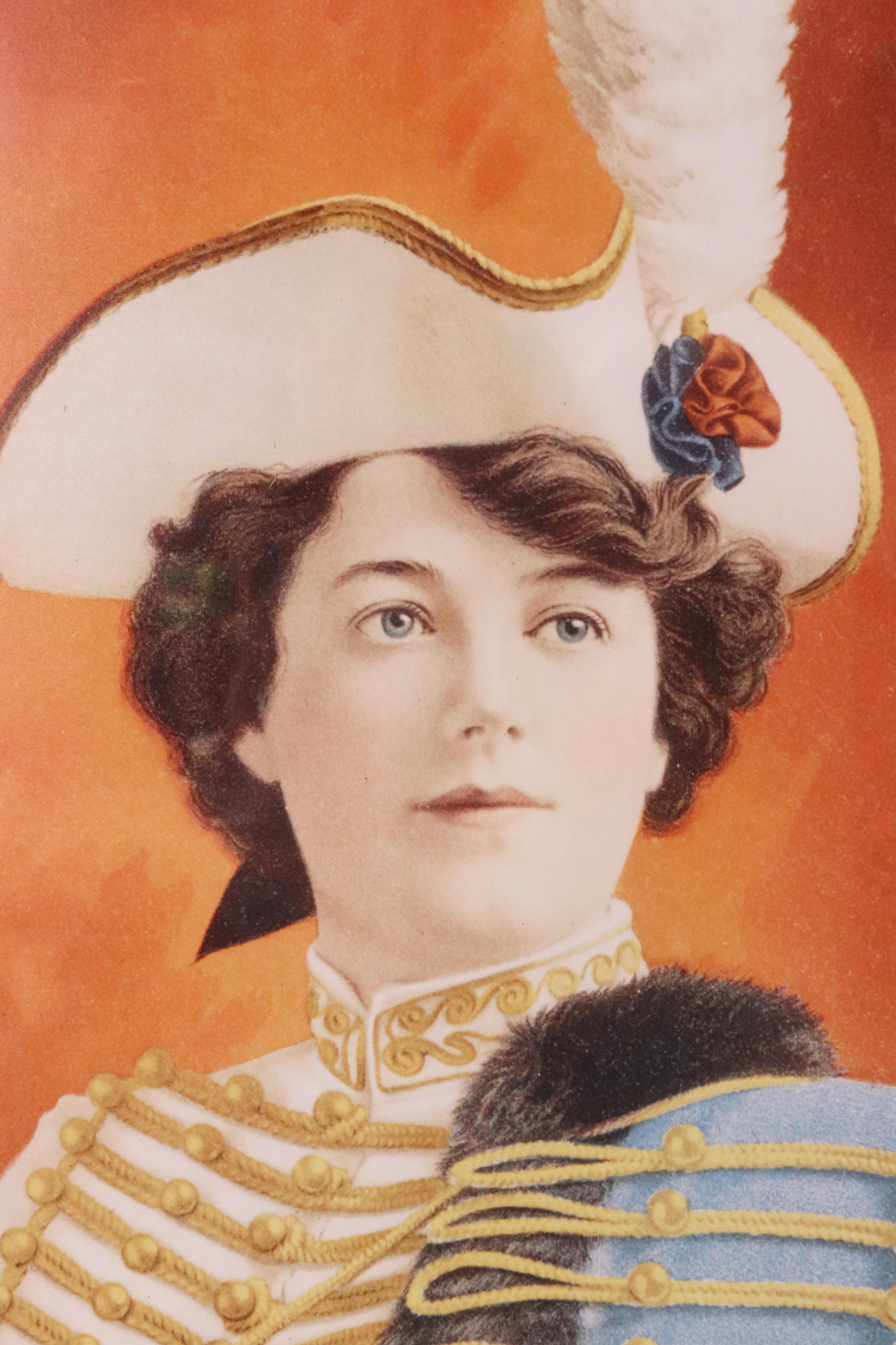Framed The Theatre Magazine Miss Blanche Ring Cover In Good Condition For Sale In New York, NY