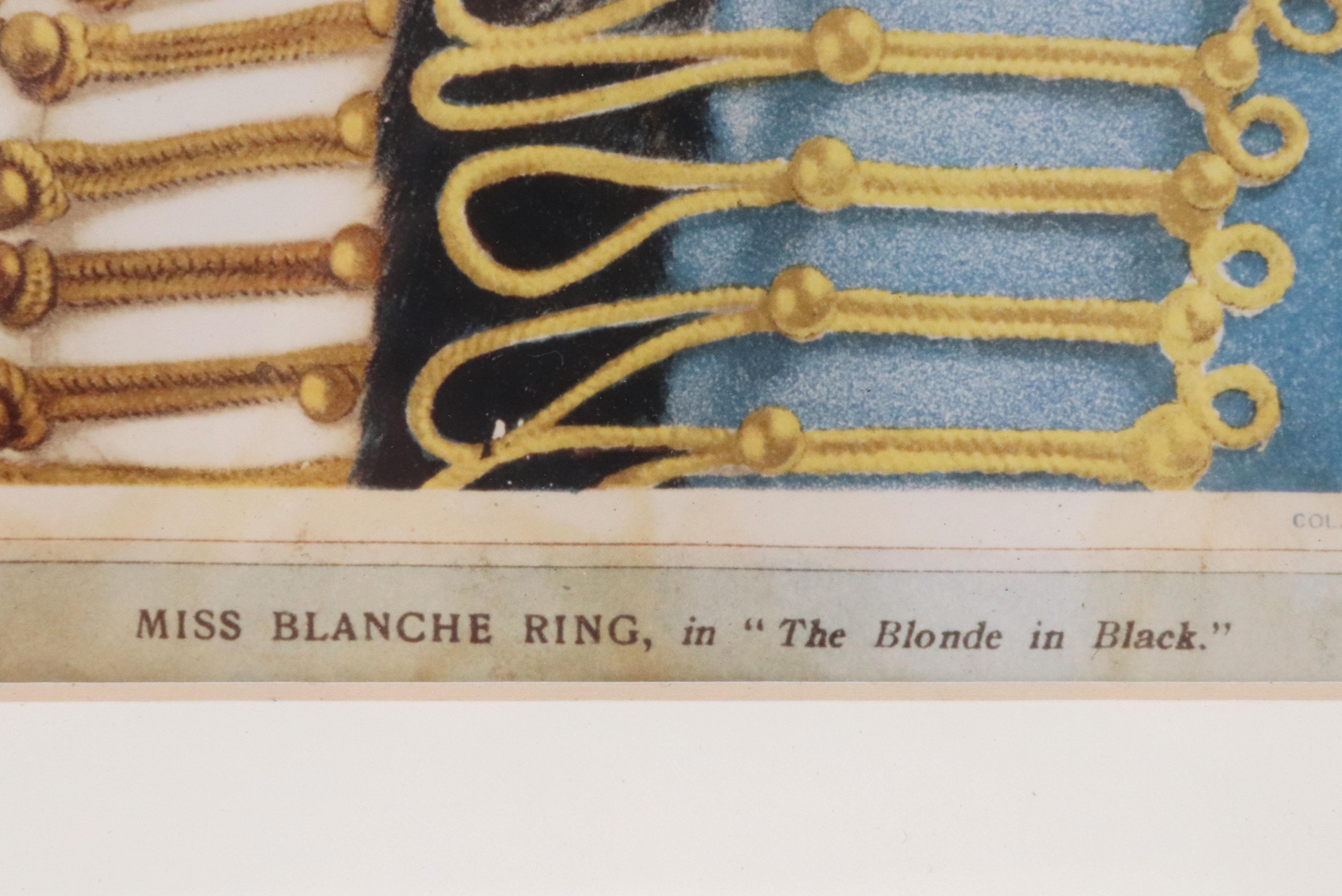 Framed The Theatre Magazine Miss Blanche Ring Cover For Sale 1