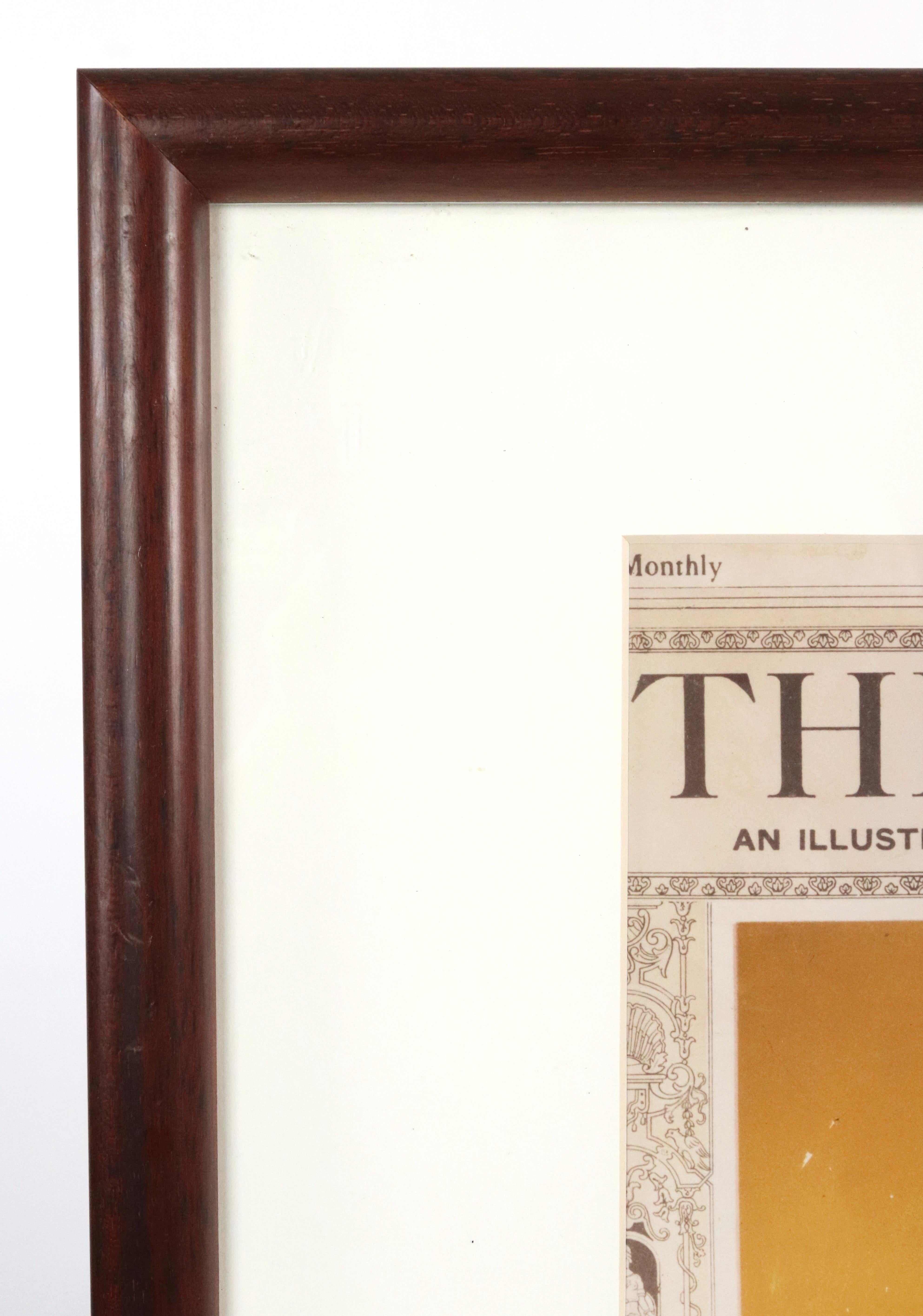Framed The Theatre Sept 1903 Magazine Cover from Gallagher's Steakhouse in vendita 2