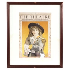 Framed The Theatre Sept 1903 Magazine Cover from Gallagher's Steakhouse