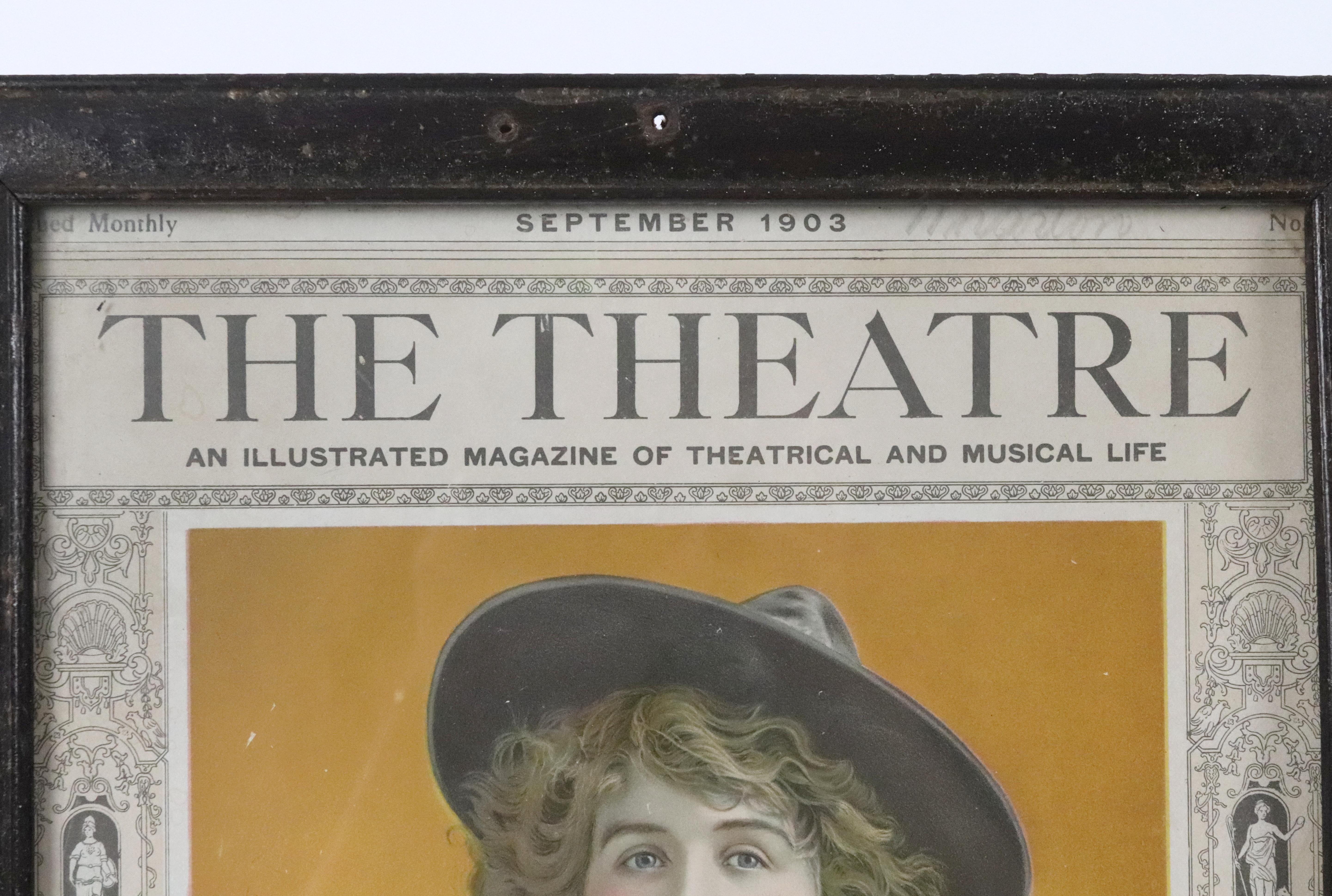 Gerahmt Das Theater September 1903 Irene Bentley Magazin Cover im Zustand „Gut“ im Angebot in New York, NY