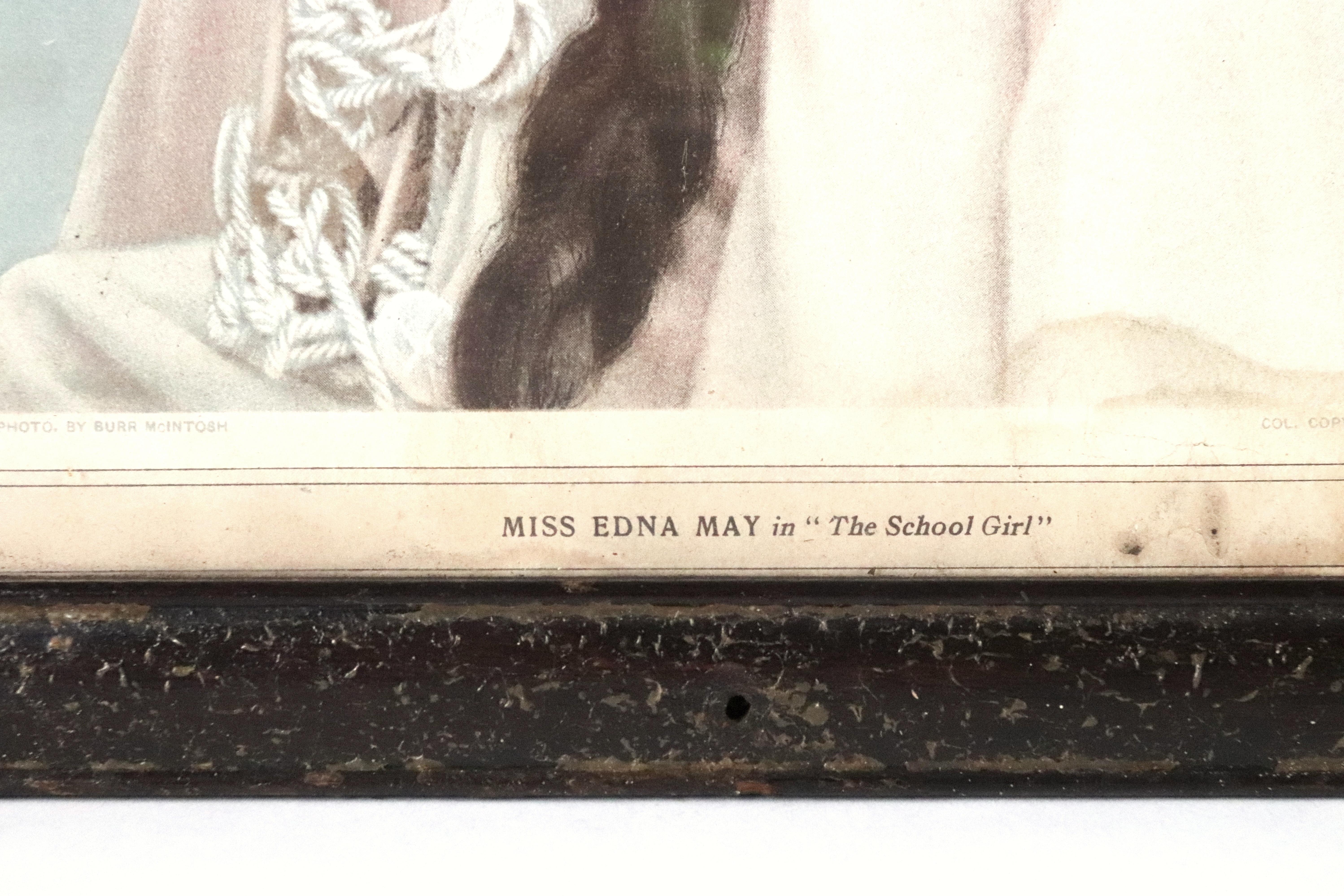 Gerahmt Das Theater September 1904 Magazin Miss Edna May Cover (Frühes 20. Jahrhundert) im Angebot