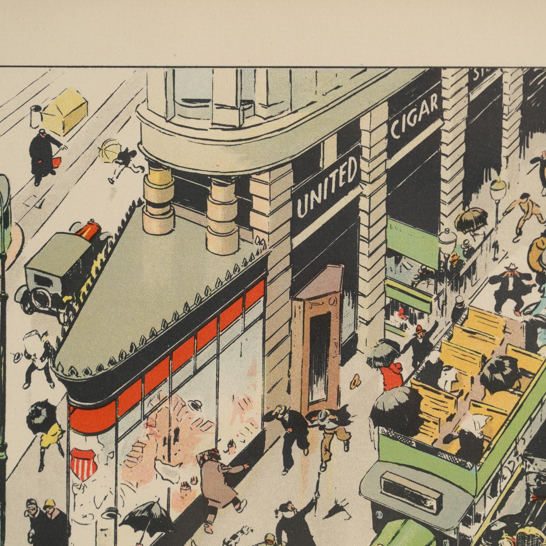 Early 20th Century Framed Tony Sarg Lithograph  