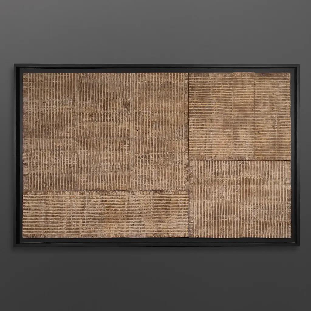 Gerahmtes Toraja-Fassadenfragment, Indonesische Kunst und Tradition