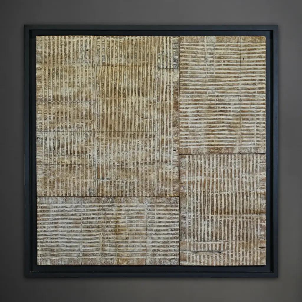 Gerahmtes Toraja-Fassadenfragment, Indonesische Kunst und Tradition