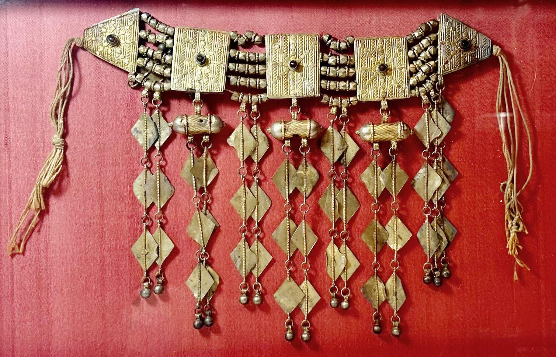 Turkish Framed Turkoman Headpiece For Sale