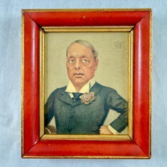 Framed Original Vanity Fair Caricature Litho, Lord Roseberry, 1901