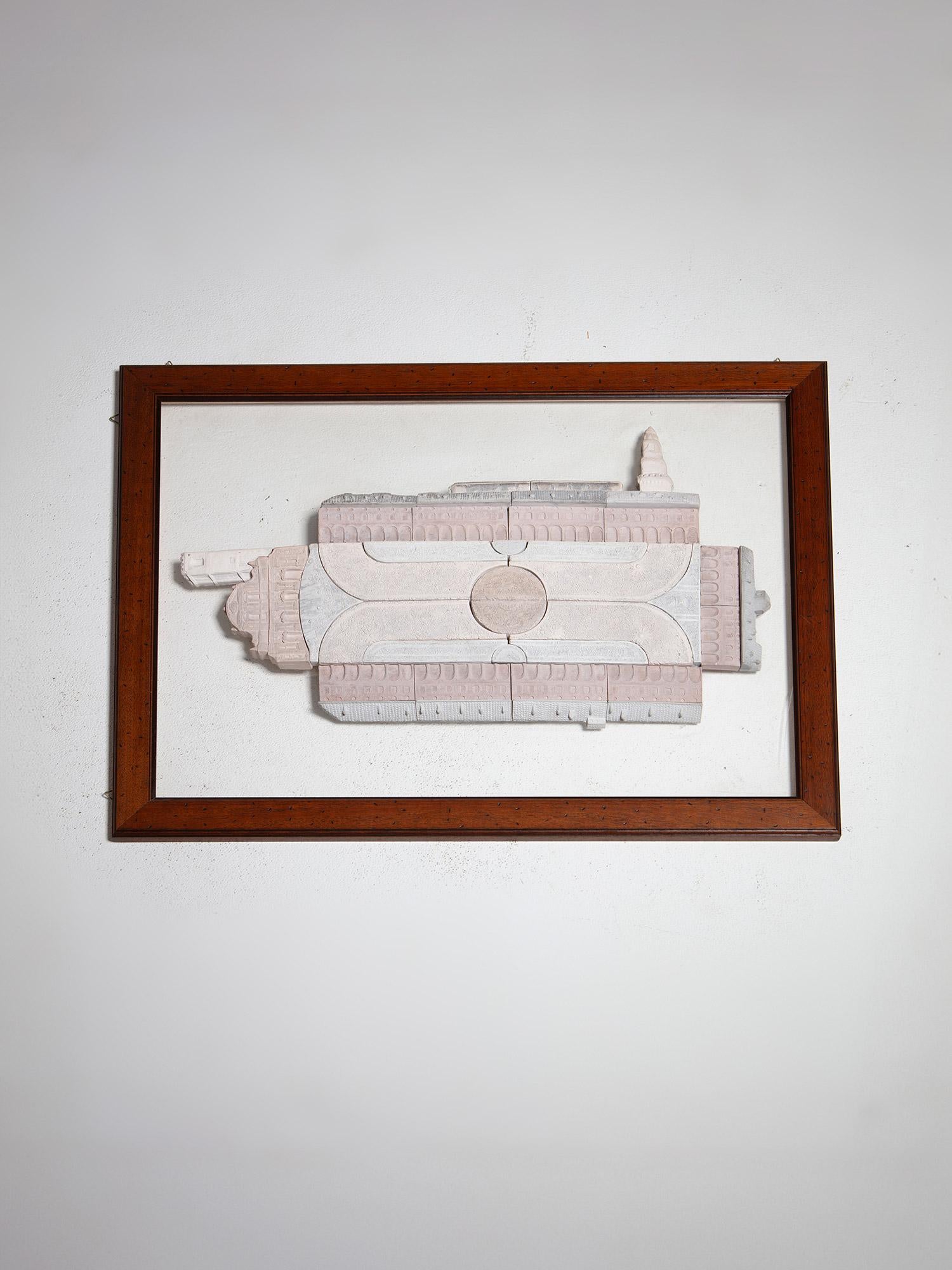 Gerahmtes Keramikmodell 