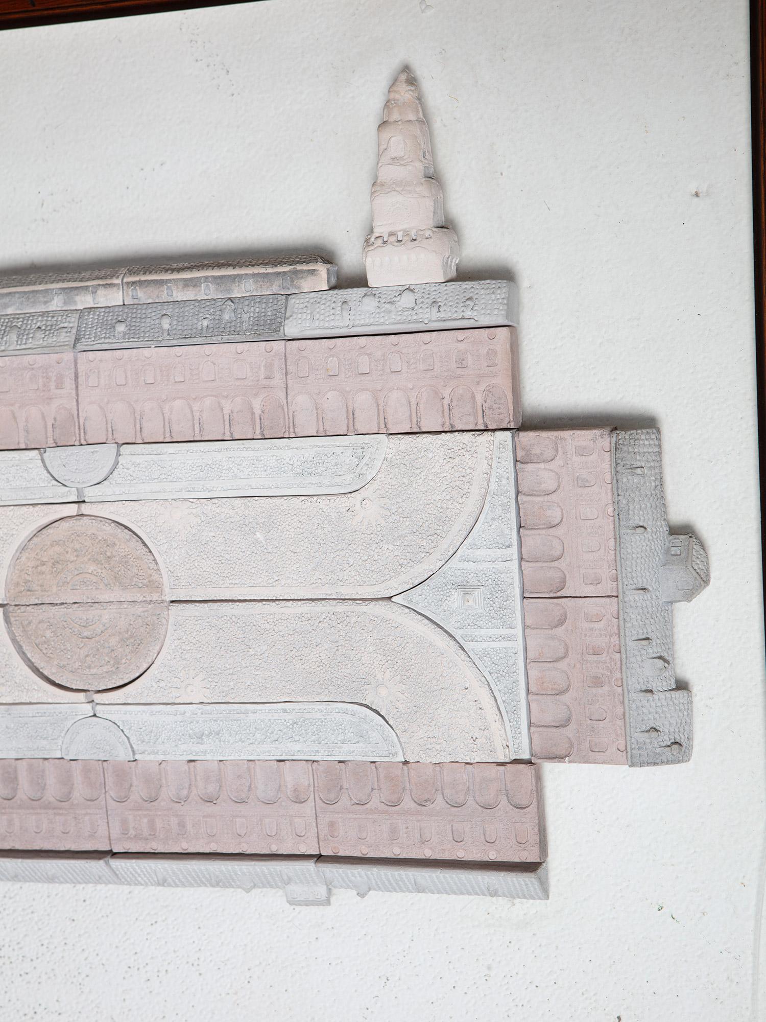 Gerahmtes Keramikmodell 