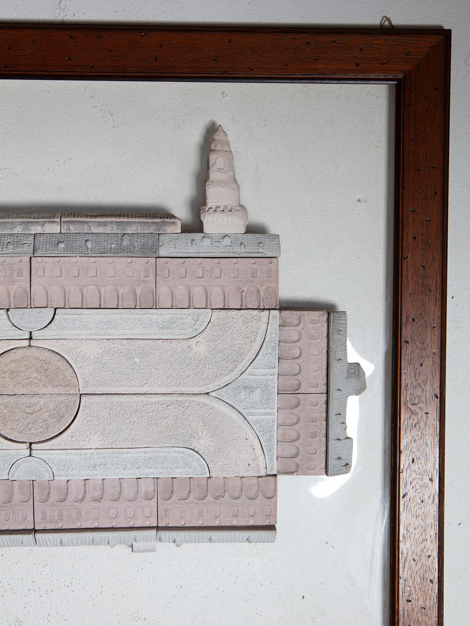 Gerahmtes Keramikmodell 