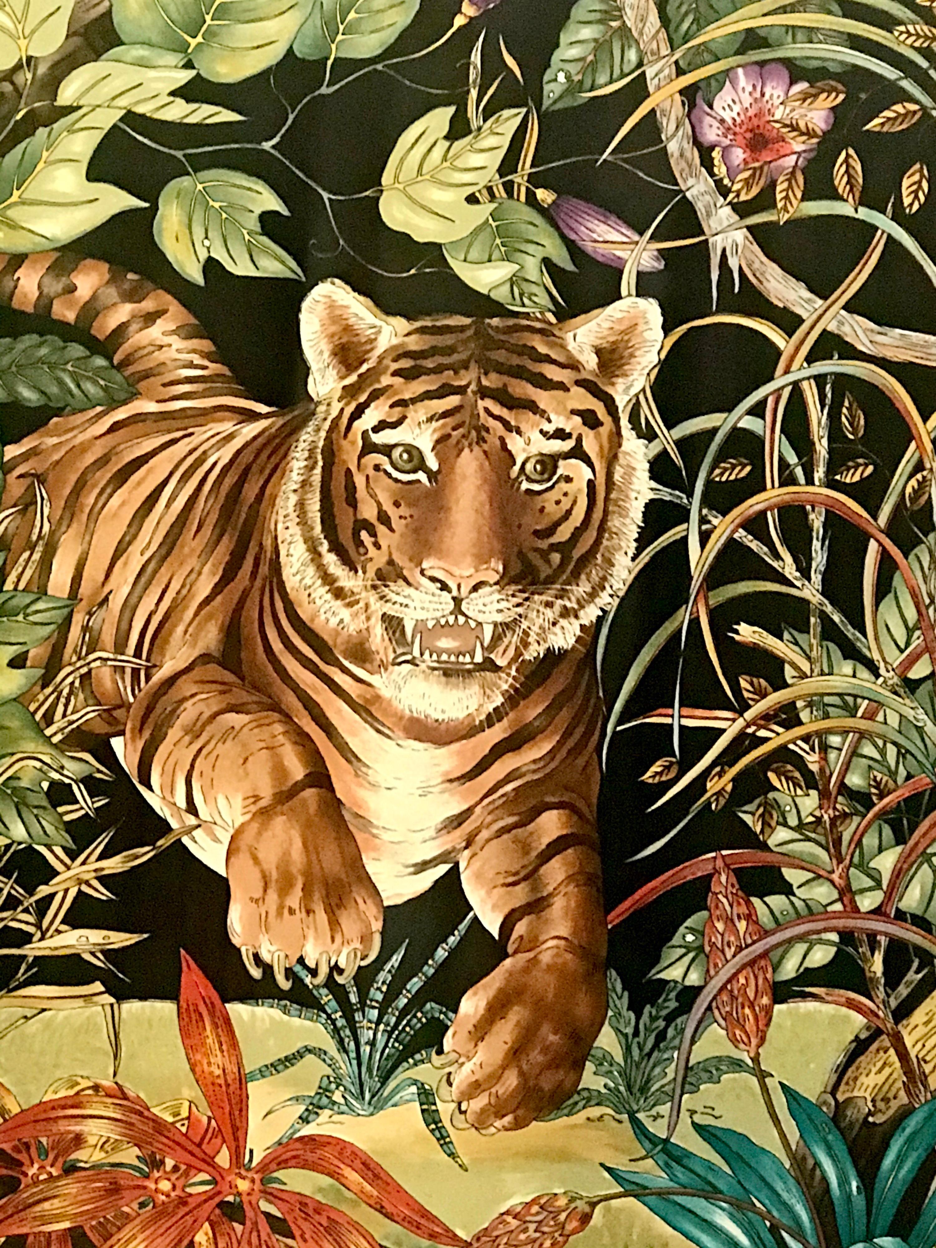 gucci tiger painting