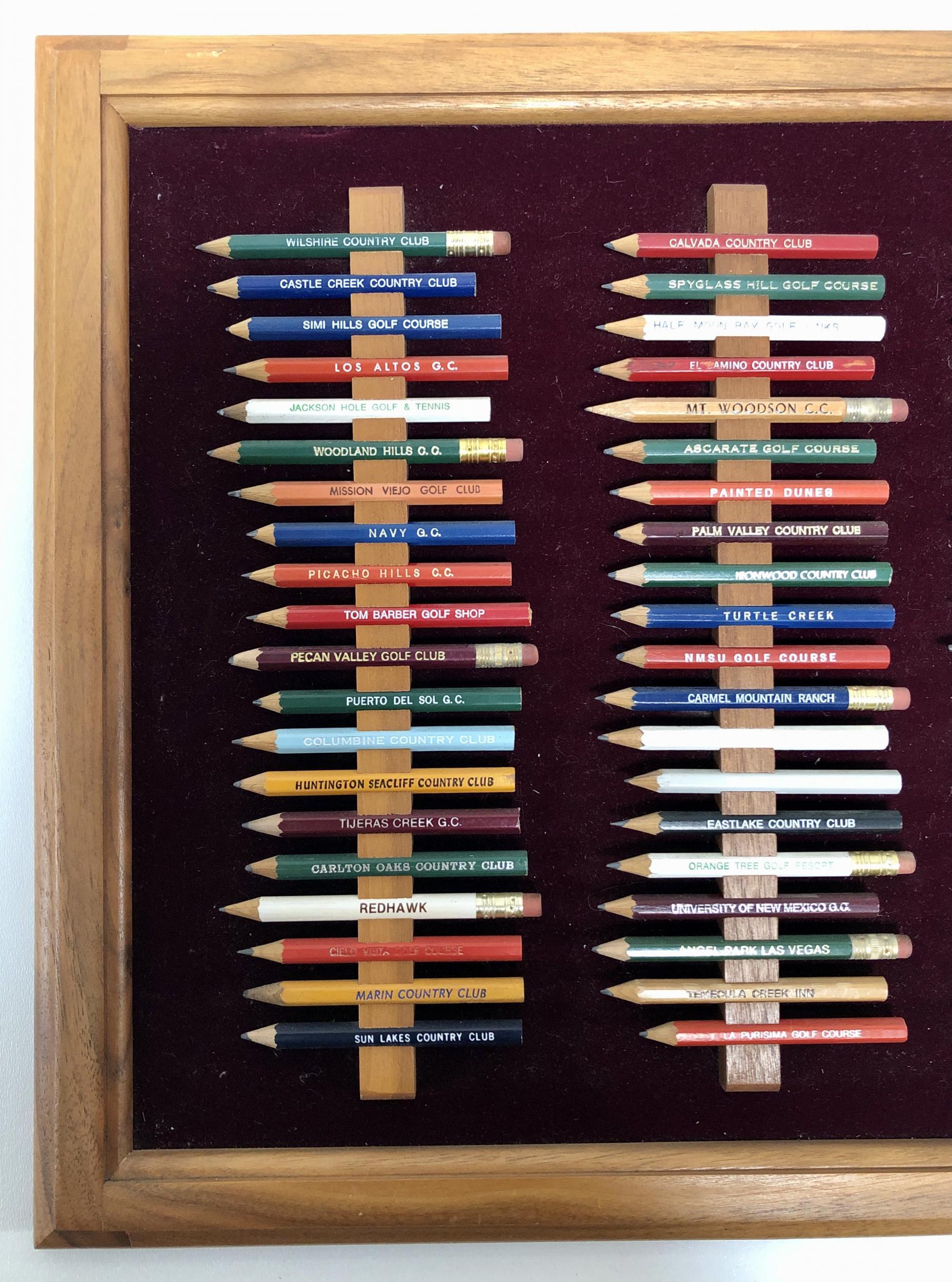 golf pencil display