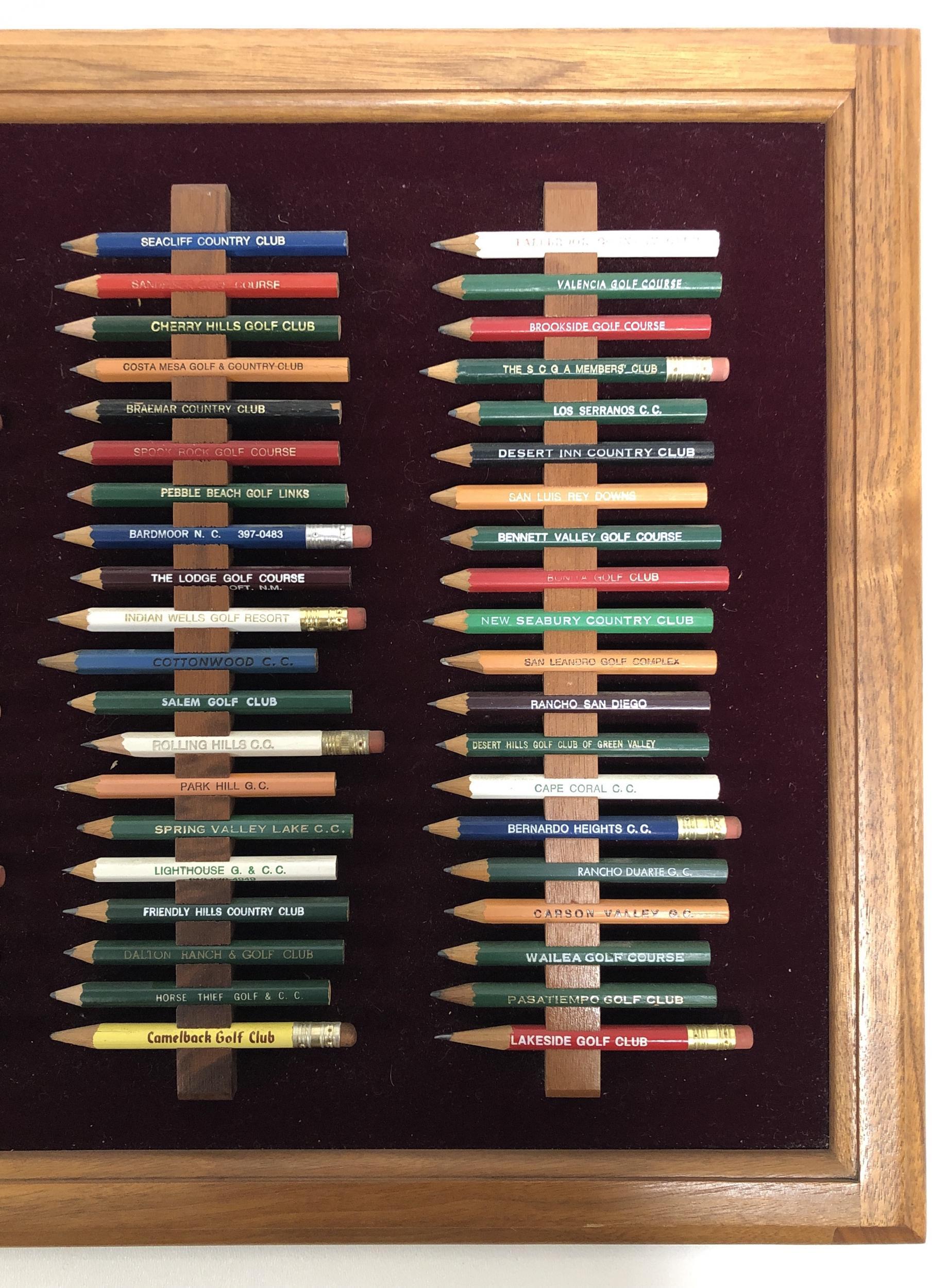 golf pencil display case
