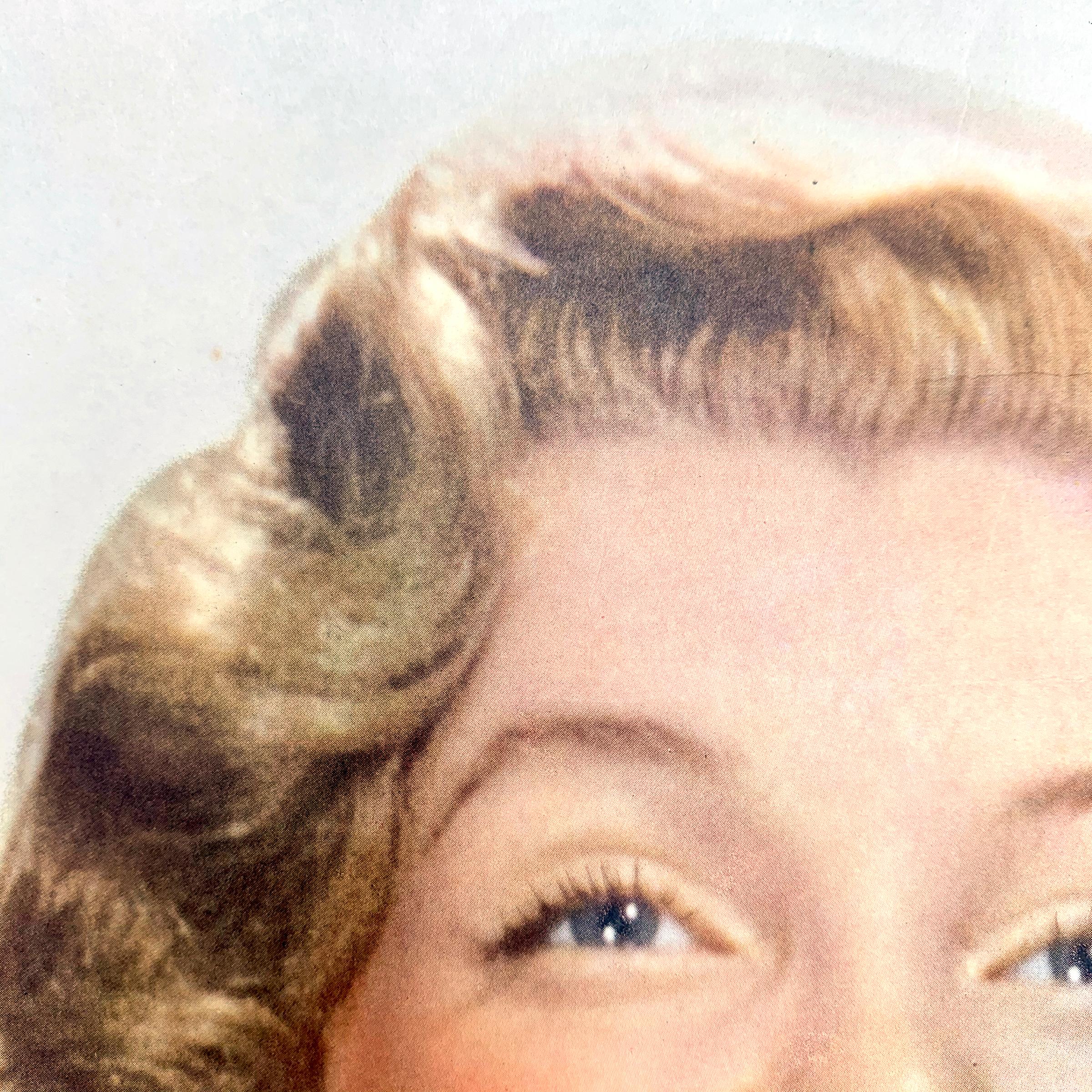 Poster encadré de Marilyn Monroe Pin-Up Vintage grandeur nature Bon état - En vente à Chicago, IL