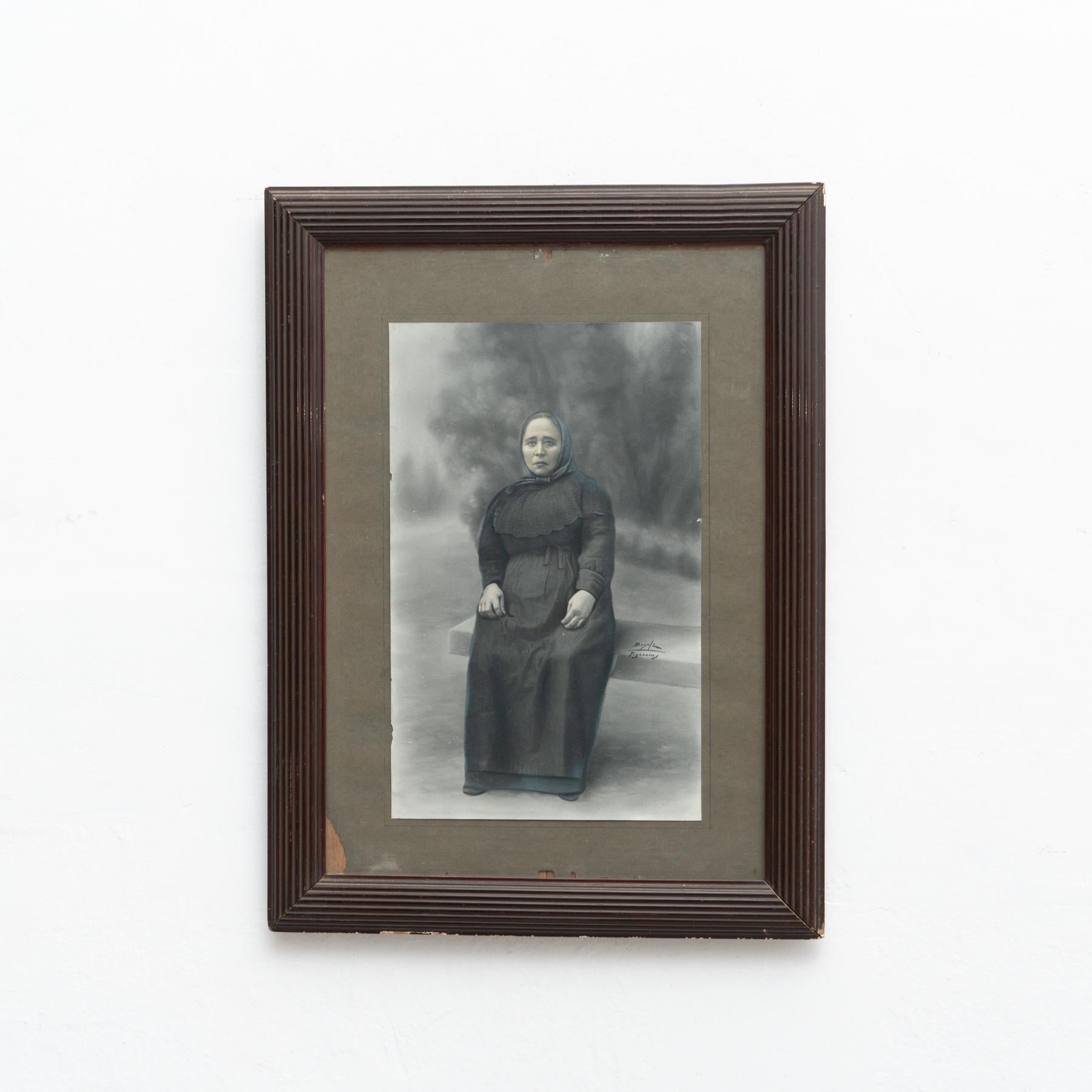 Gerahmte Vintage-Fotografie von Unknown Artist, spätes 19. Jahrhundert im Angebot 3